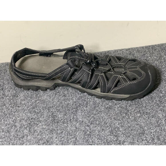 Northside mens sports/athletic sandal, black with gray and white trim, size 11 - Picture 5 of 8